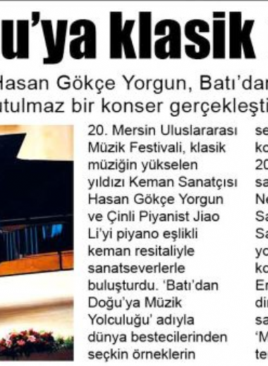 20. Mersin Uluslararası Müzik Festivali