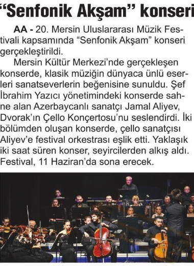 20. Mersin Uluslararası Müzik Festivali