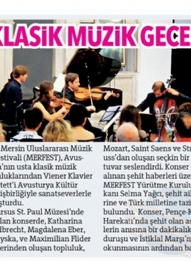 20. Mersin Uluslararası Müzik Festivali
