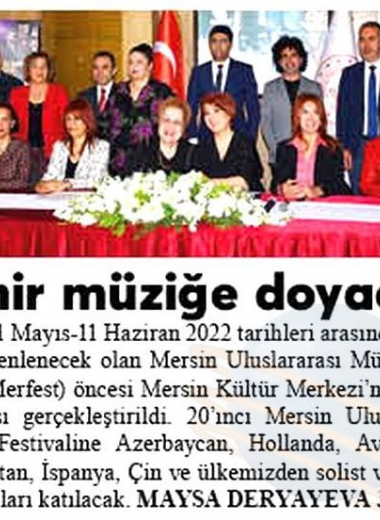 20. Mersin Uluslararası Müzik Festivali
