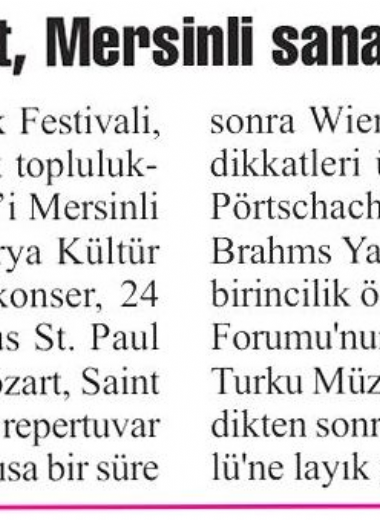 20. Mersin Uluslararası Müzik Festivali