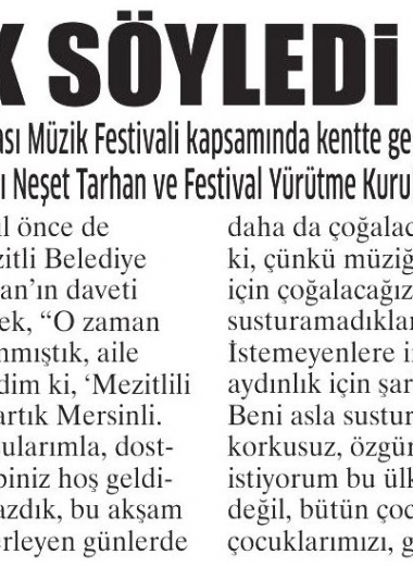 20. Mersin Uluslararası Müzik Festivali