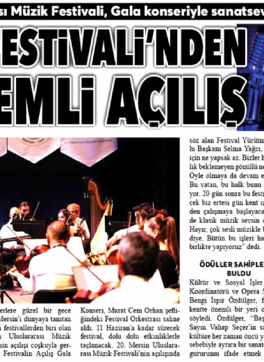 20. Mersin Uluslararası Müzik Festivali
