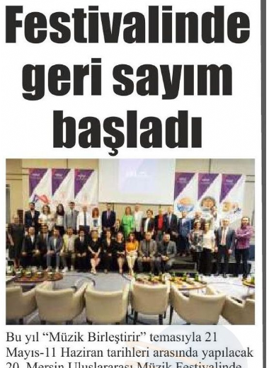 20. Mersin Uluslararası Müzik Festivali