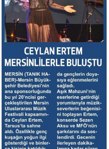 20. Mersin Uluslararası Müzik Festivali