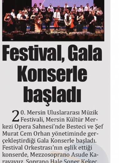 20. Mersin Uluslararası Müzik Festivali
