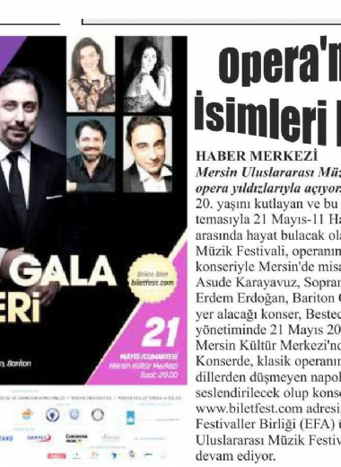 20. Mersin Uluslararası Müzik Festivali