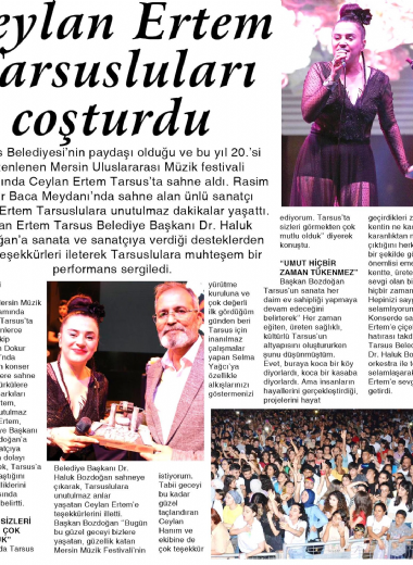 20. Mersin Uluslararası Müzik Festivali